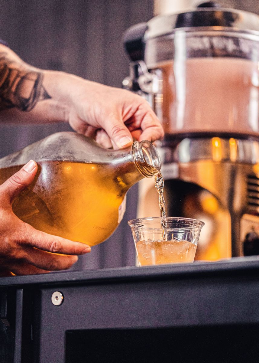 'Home brew wine' Poster, picture, metal print, paint by Stephen