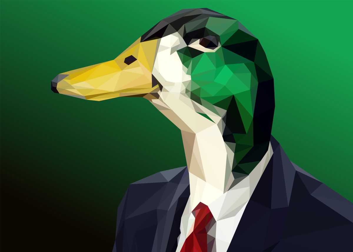 mallard Wear Suit Meme Poster By Lowpoly Posters Displate mallard-wear-suit-meme-poster-by-lowpoly-posters-displate