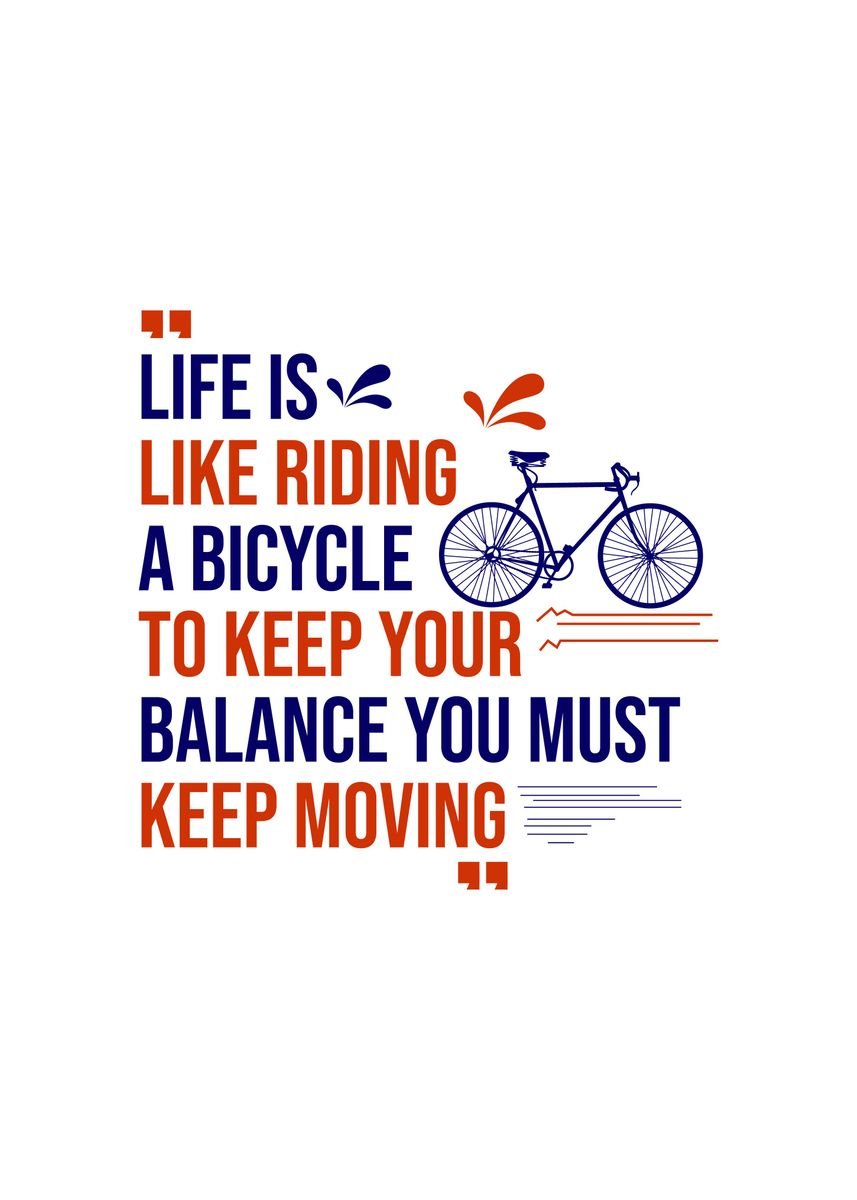 'Life Is Riding' Poster, picture, metal print, paint by Golden Words ...