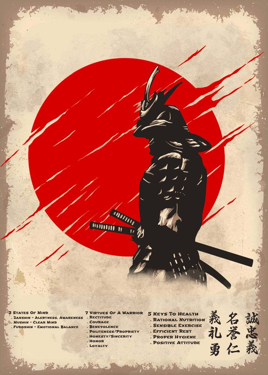 'Samurai posters' Poster, picture, metal print, paint by Mild pic ...