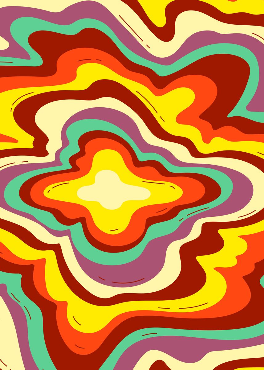 70s groovy background