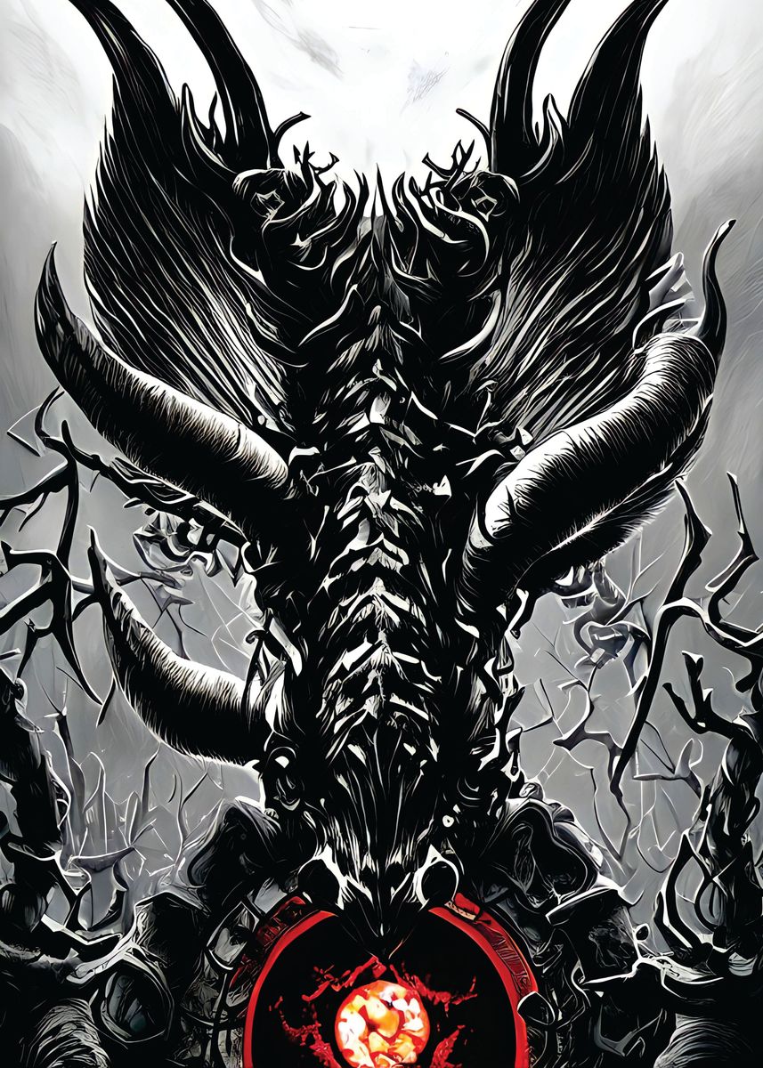 Dragon Metal Displate Poster 27x19 sold