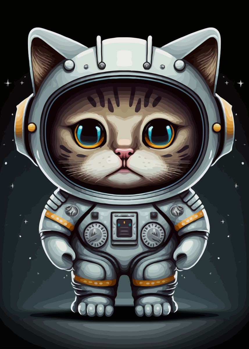grumpy cat astronaut