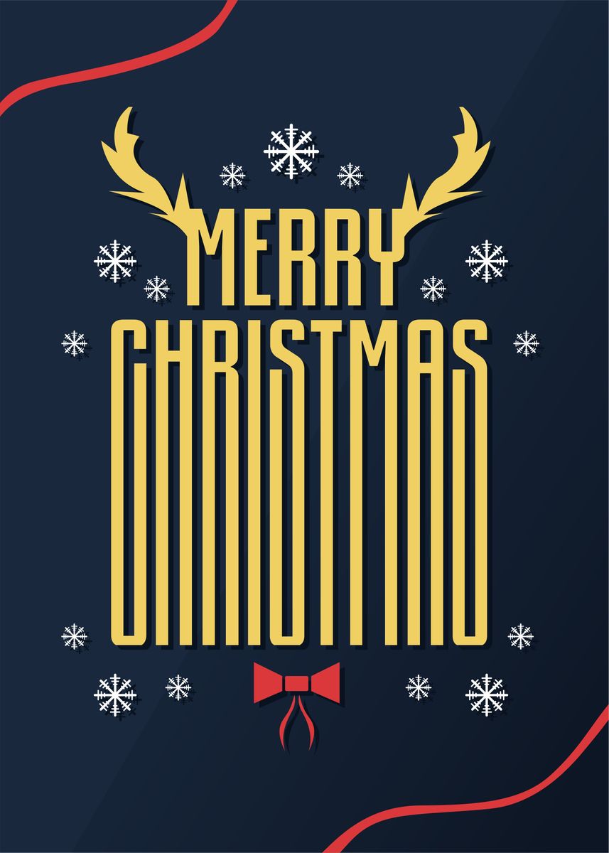 'Merry Christmas ' Poster, picture, metal print, paint by Zhidane Al ...