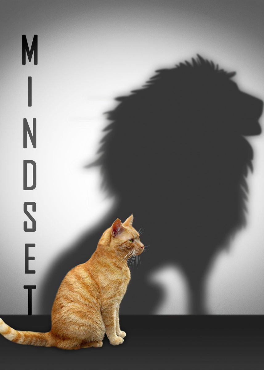 'Mindset is everything ' Poster, picture, metal print, paint by Game On ...