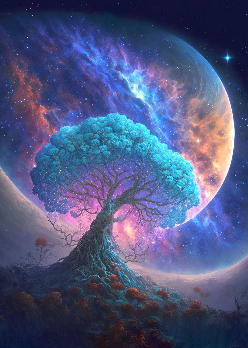 'Magical tree II' Poster by Arturo Vivo | Displate