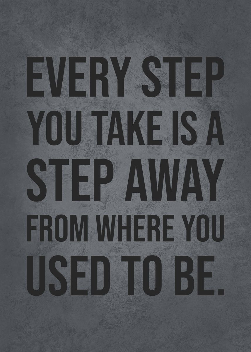 'Every Step You Take' Poster, picture, metal print, paint by CHAN ...