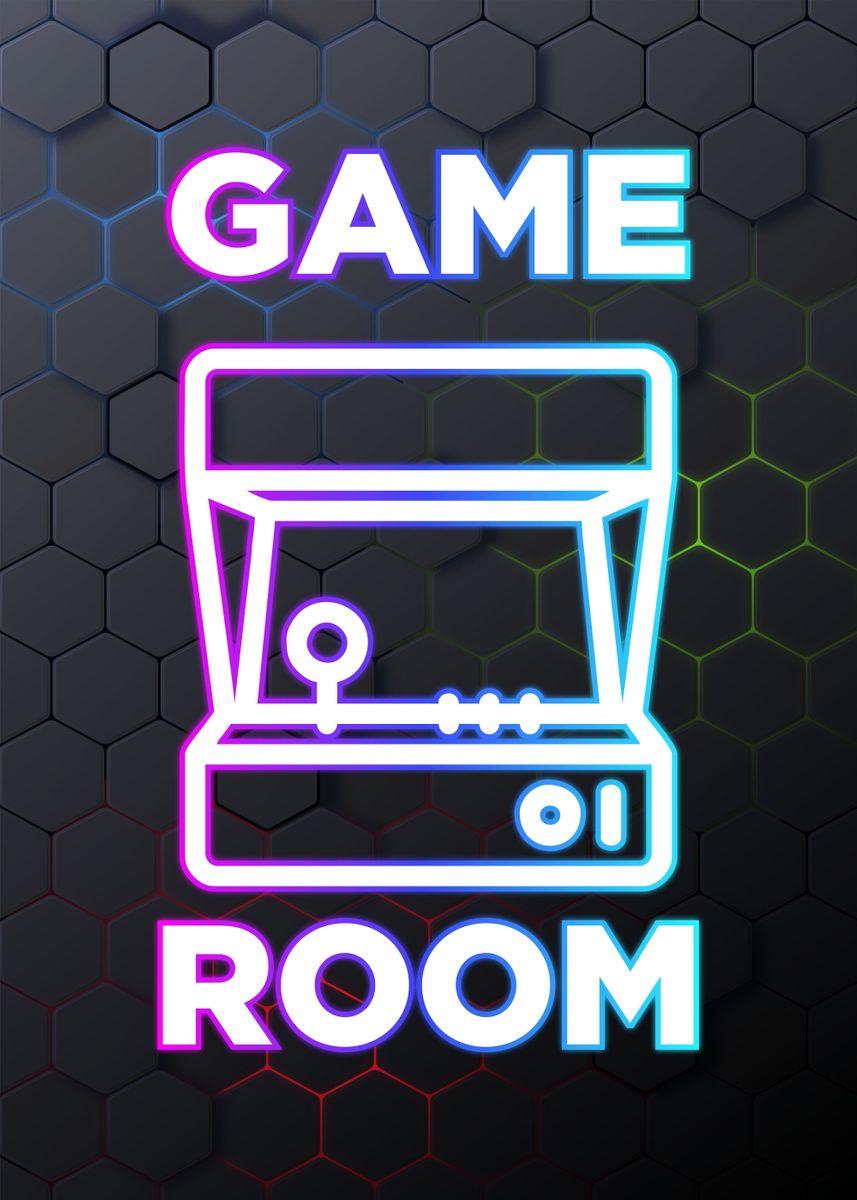 'Game room' Poster, picture, metal print, paint by Top Collection ...