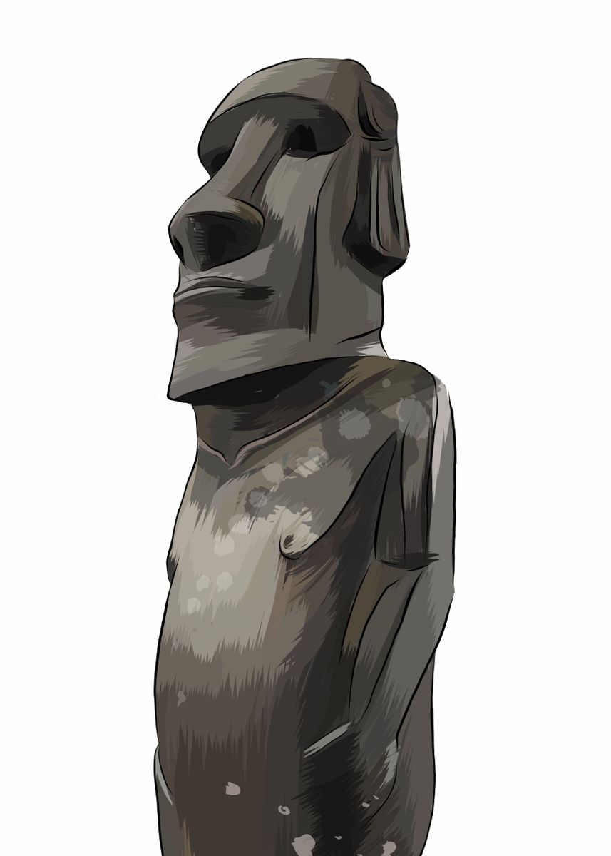 Moai Poster 