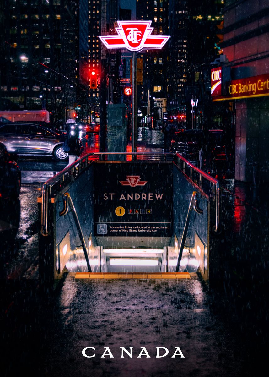 'Canada ' Poster, picture, metal print, paint by Big City Displate