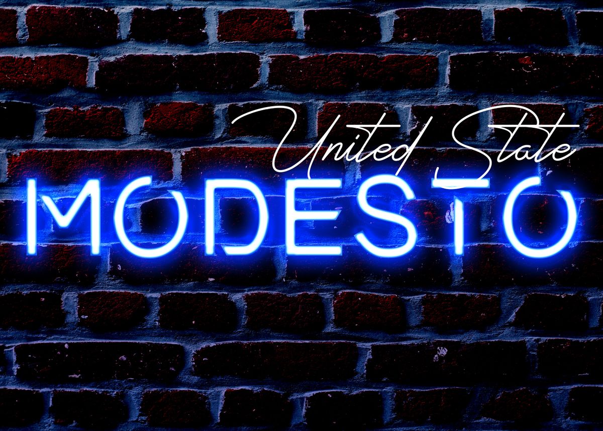 'Modesto' Poster by Wasi Blond Displate