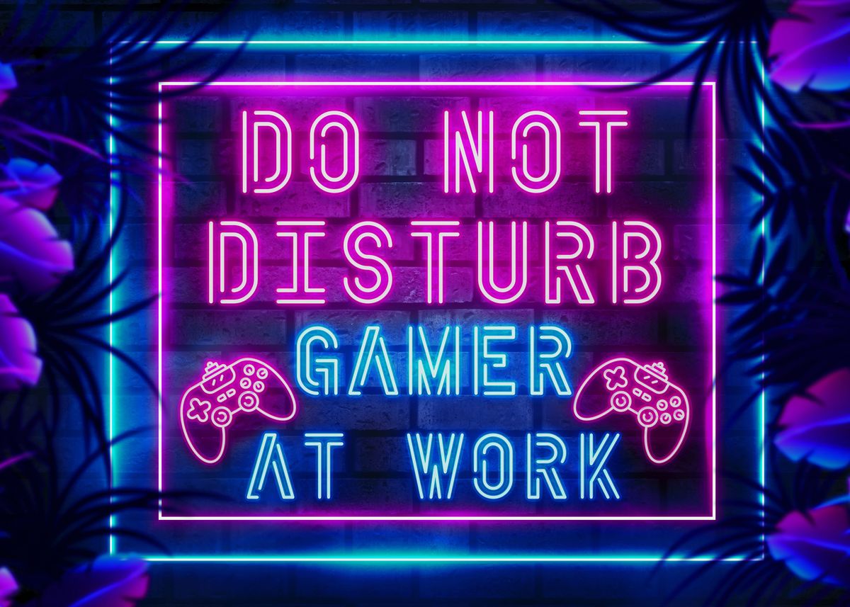  Funny Gamer Gaming Quote Poster By Visualz Displate