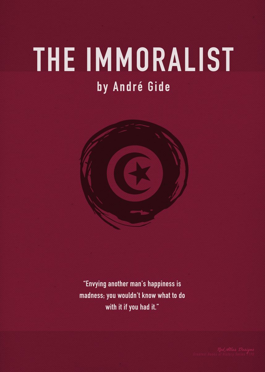 'The Immoralist Andre Gide' Poster, picture, metal print, paint by ...