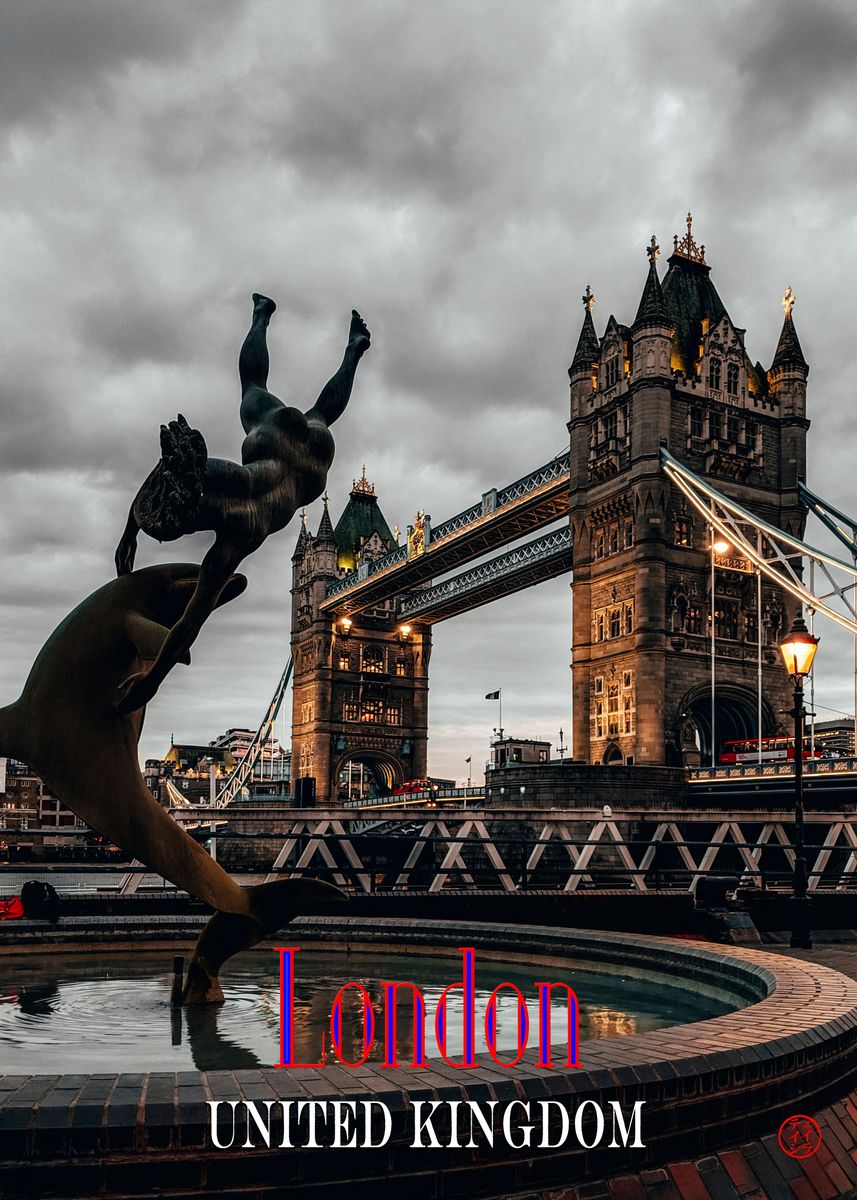 'London UK' Poster by NTx Photography Displate