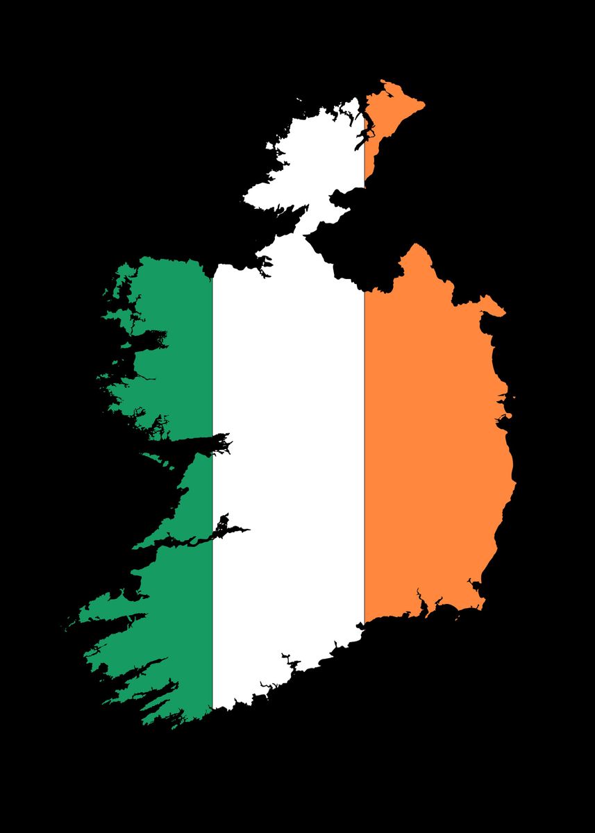 'Ireland' Poster, picture, metal print, paint by Soft Brush | Displate