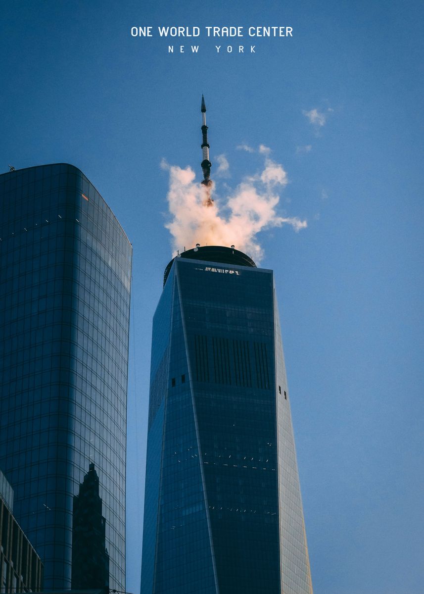 'One World Trade Center ' Poster, picture, metal print, paint by ...
