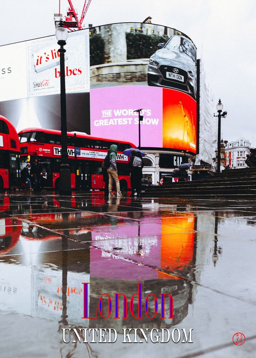 'London UK' Poster by NTx Photography Displate