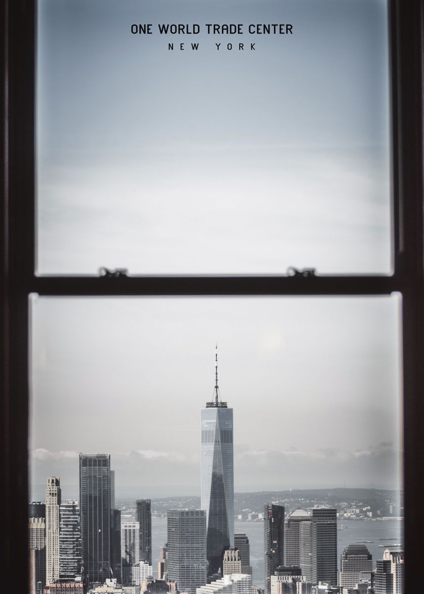'One World Trade Center ' Poster, picture, metal print, paint by ...
