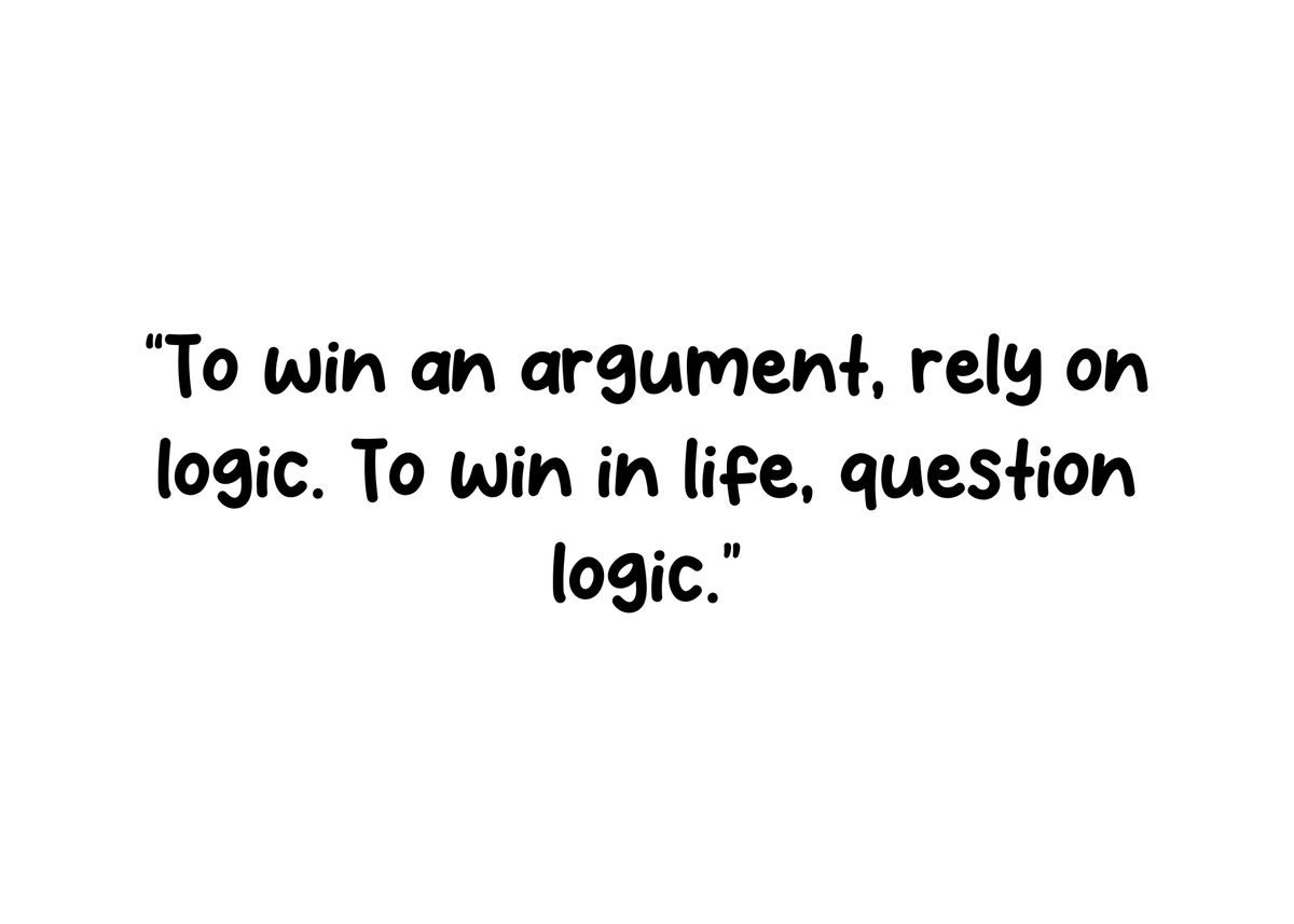 'Logic quotes ' Poster by Lunzii Art Displate