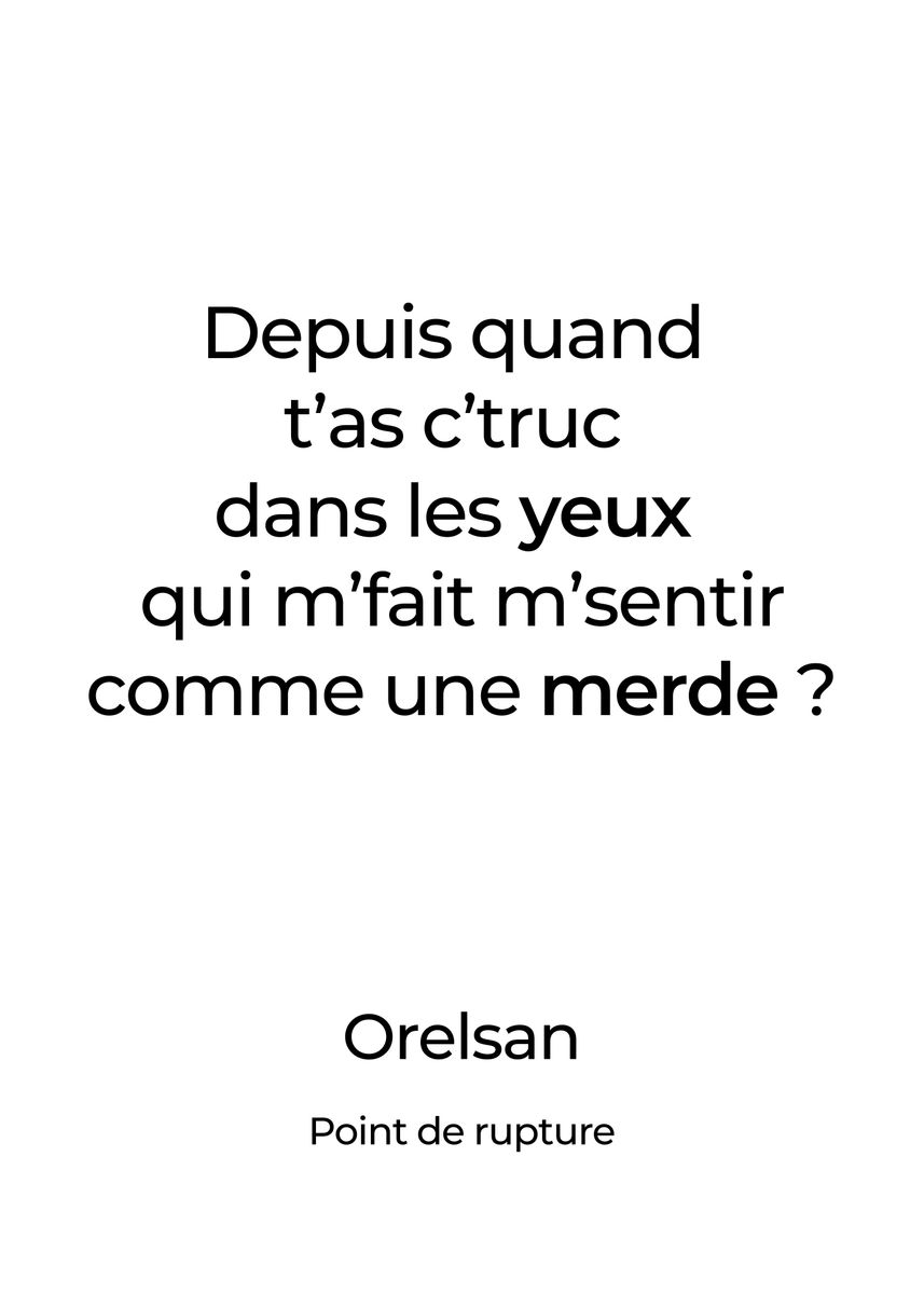 'Orelsan CivilisationPerdue' Poster by Jimmy Punchline | Displate
