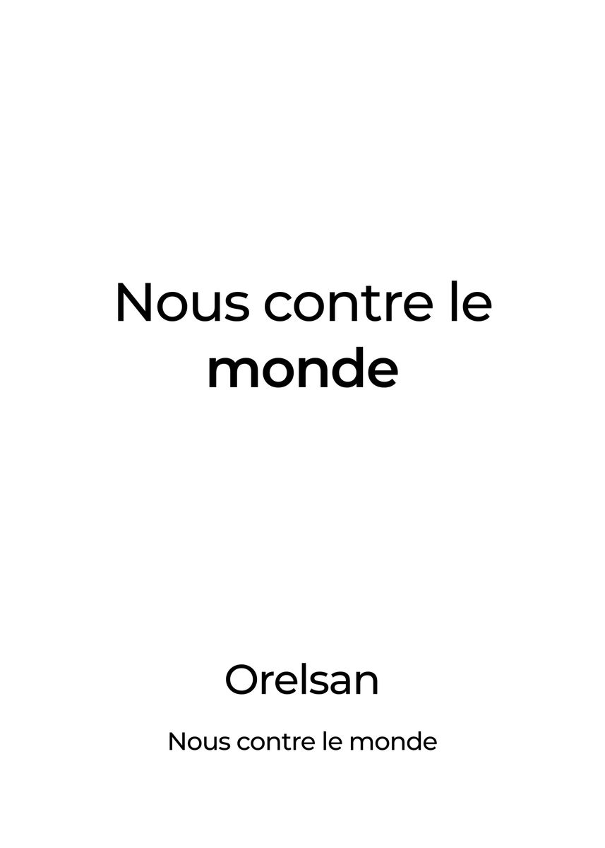 'Orelsan CivilisationPerdue' Poster by Jimmy Punchline | Displate