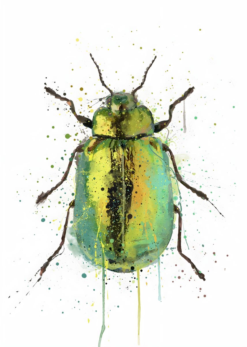 ‘Jewel Beetle’ Poster by Izu | Displate