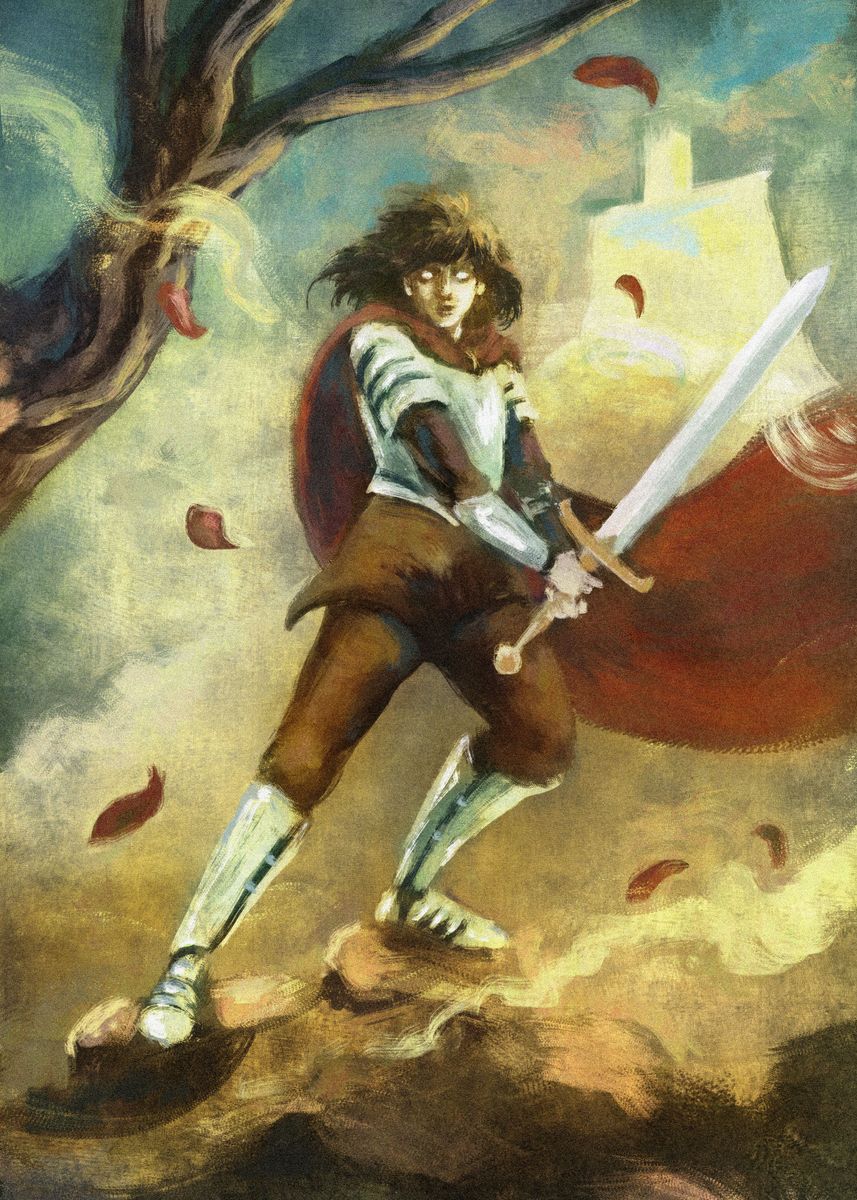 'FANTAGHIRO' Poster, picture, metal print, paint by Alessia H Valastro ...