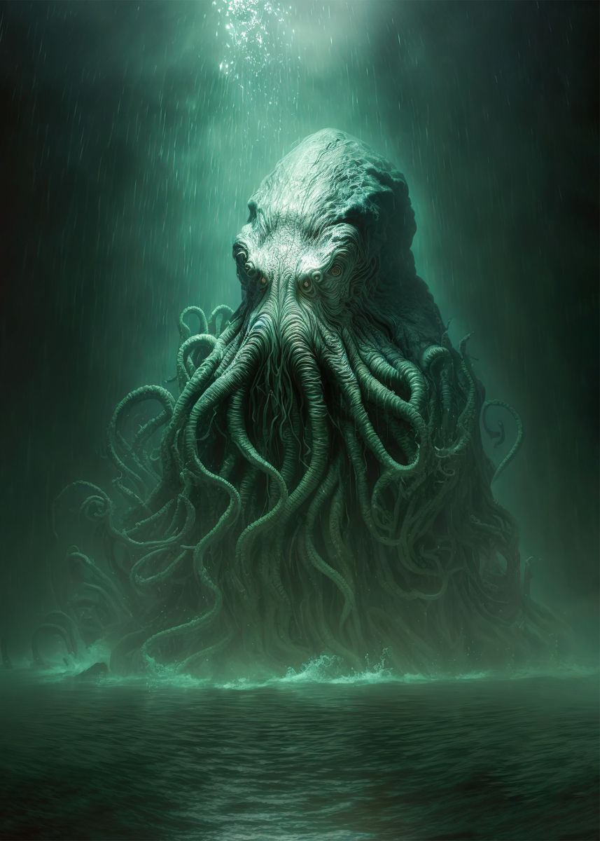 'Cthulhu' Poster by Arturo Vivo | Displate