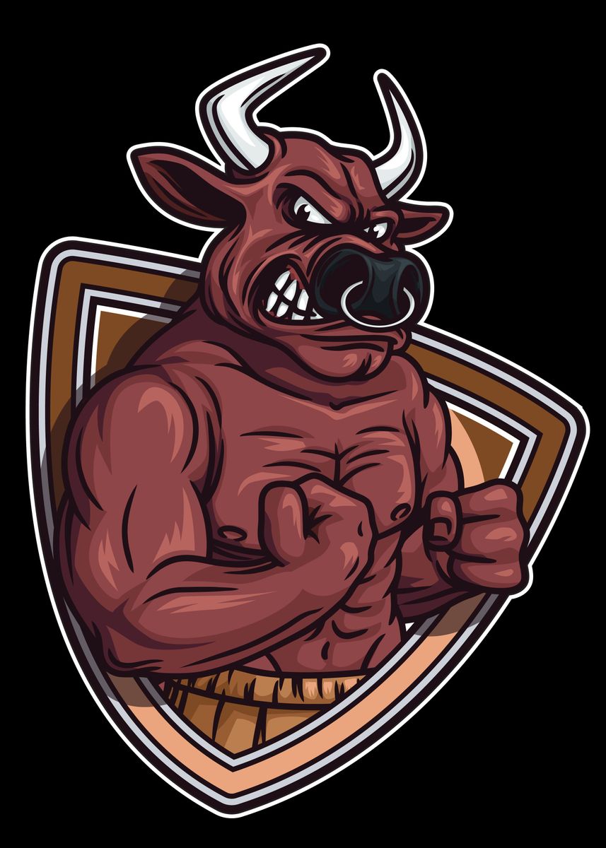'Buffalo fitness ' Poster, picture, metal print, paint by hendra ...