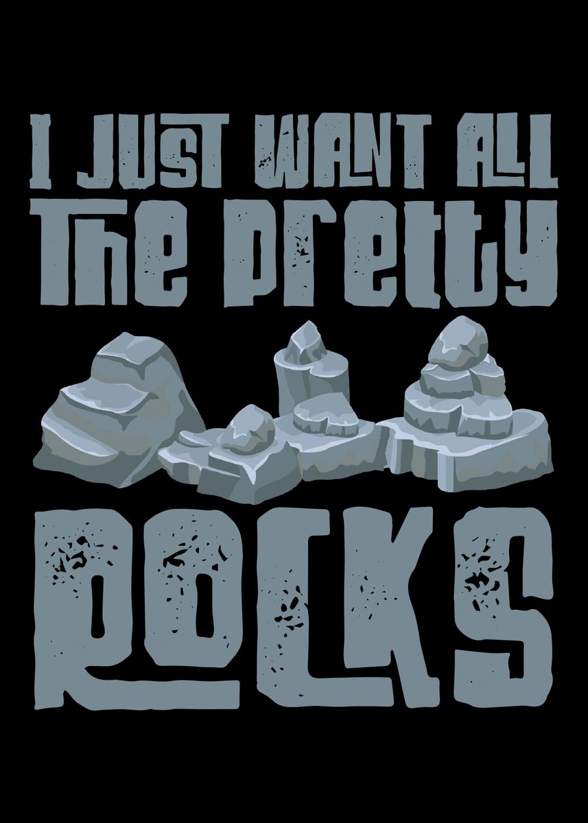'Geology Rocks Funny' Poster, picture, metal print, paint by ...