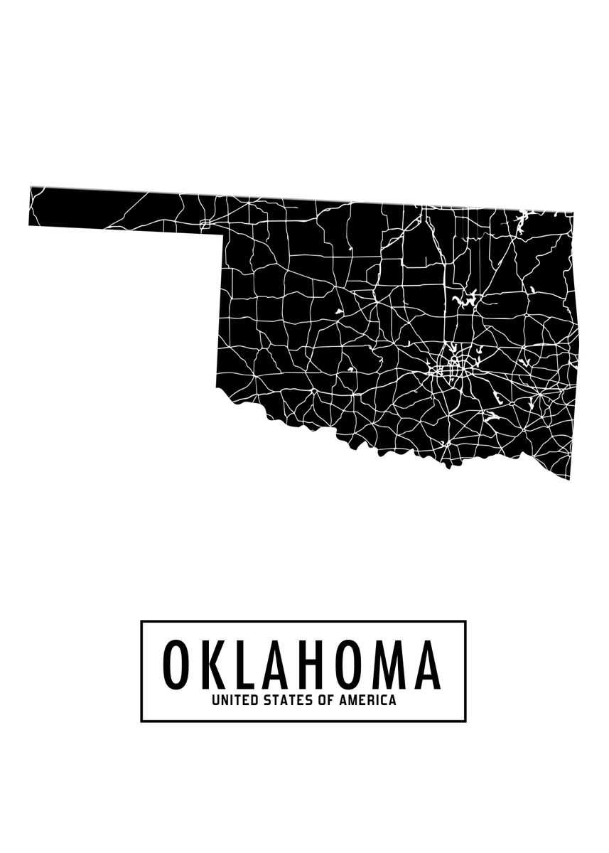 'Oklahoma USA' Poster, picture, metal print, paint by Terrance Seay ...