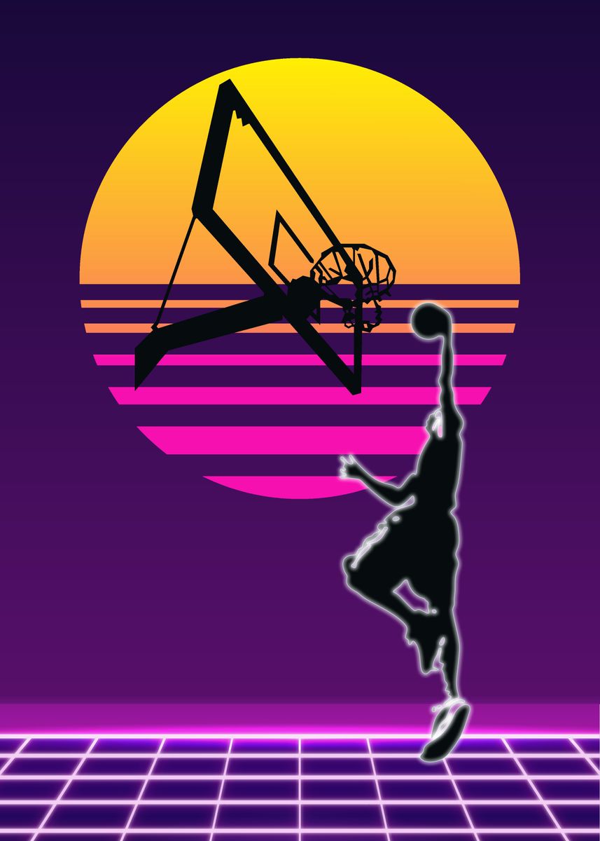 'Kobe Basketball Legends' Poster, picture, metal print, paint by Dico Hendry Purnomo Displate
