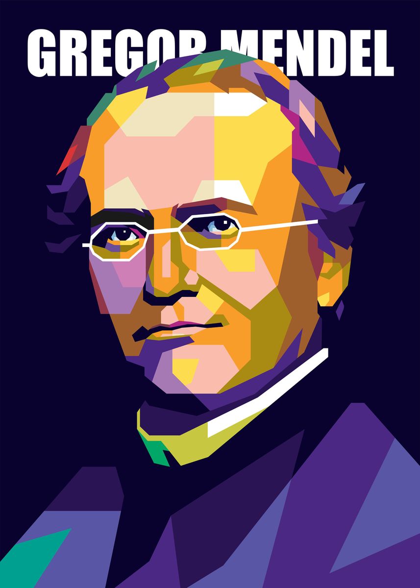 'Gregor Johann Mendel' Poster by Erick Sato | Displate