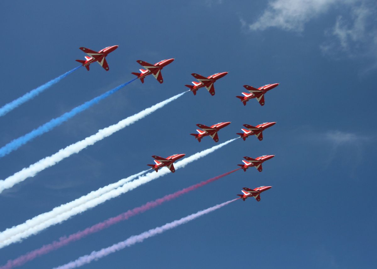 'The Red Arrows' Poster by Tim | Displate