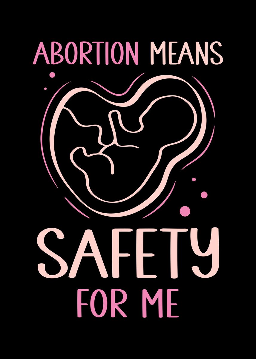 'Pro Abortion' Poster, picture, metal print, paint by Sebastian Wünsche ...