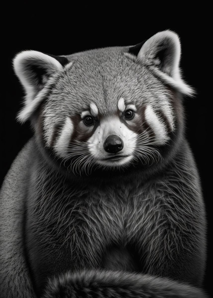 Feje Erkende humor Portrait of a Red Panda' Poster by Five Senses Art | Displate