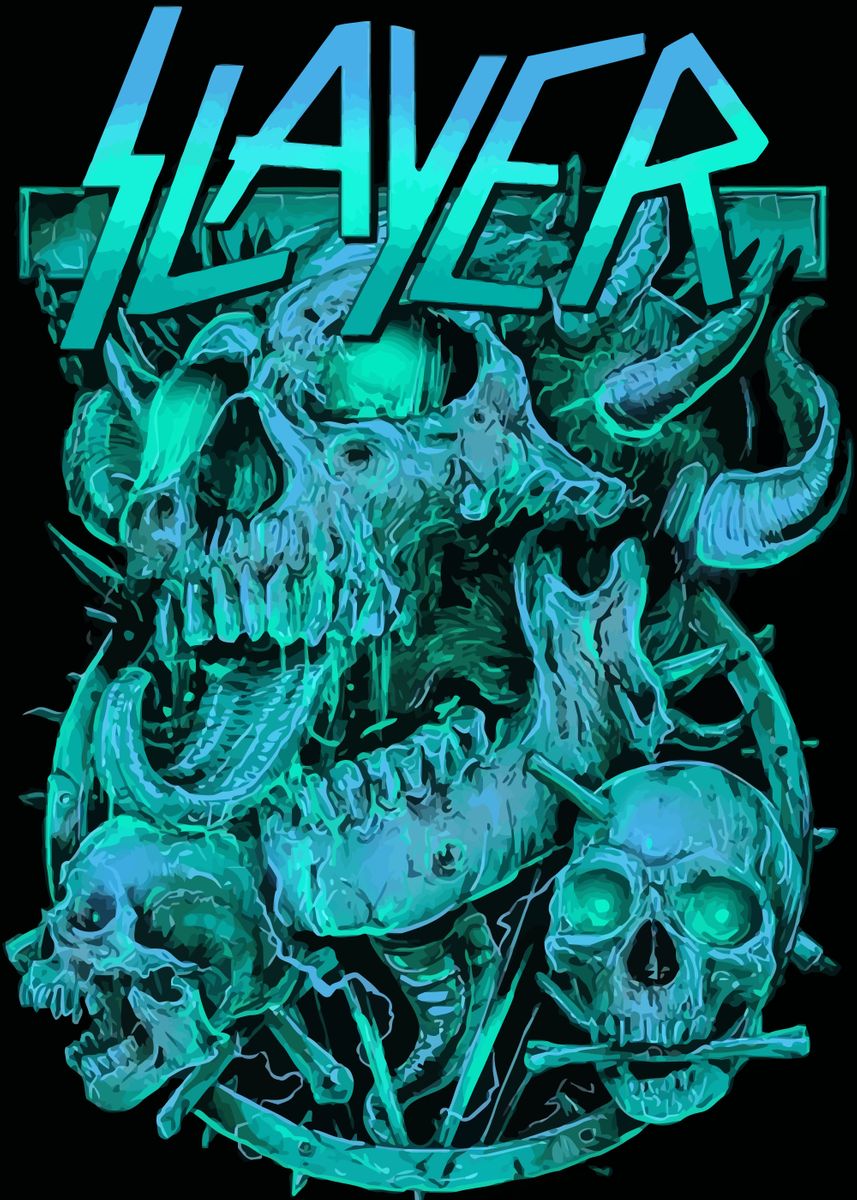 Heavy Metal' Poster, picture, metal print, paint by Queen mikhaila
