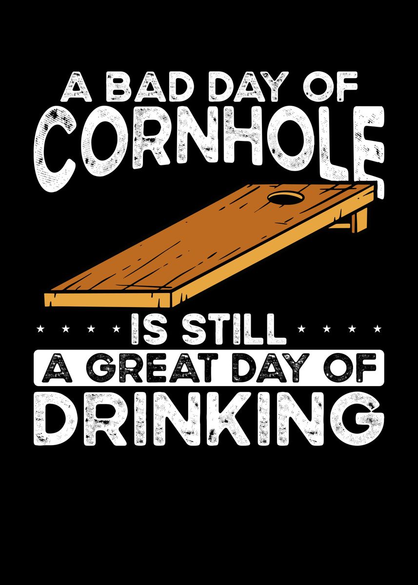 'A bad day of cornhole' Poster by BeMi | Displate