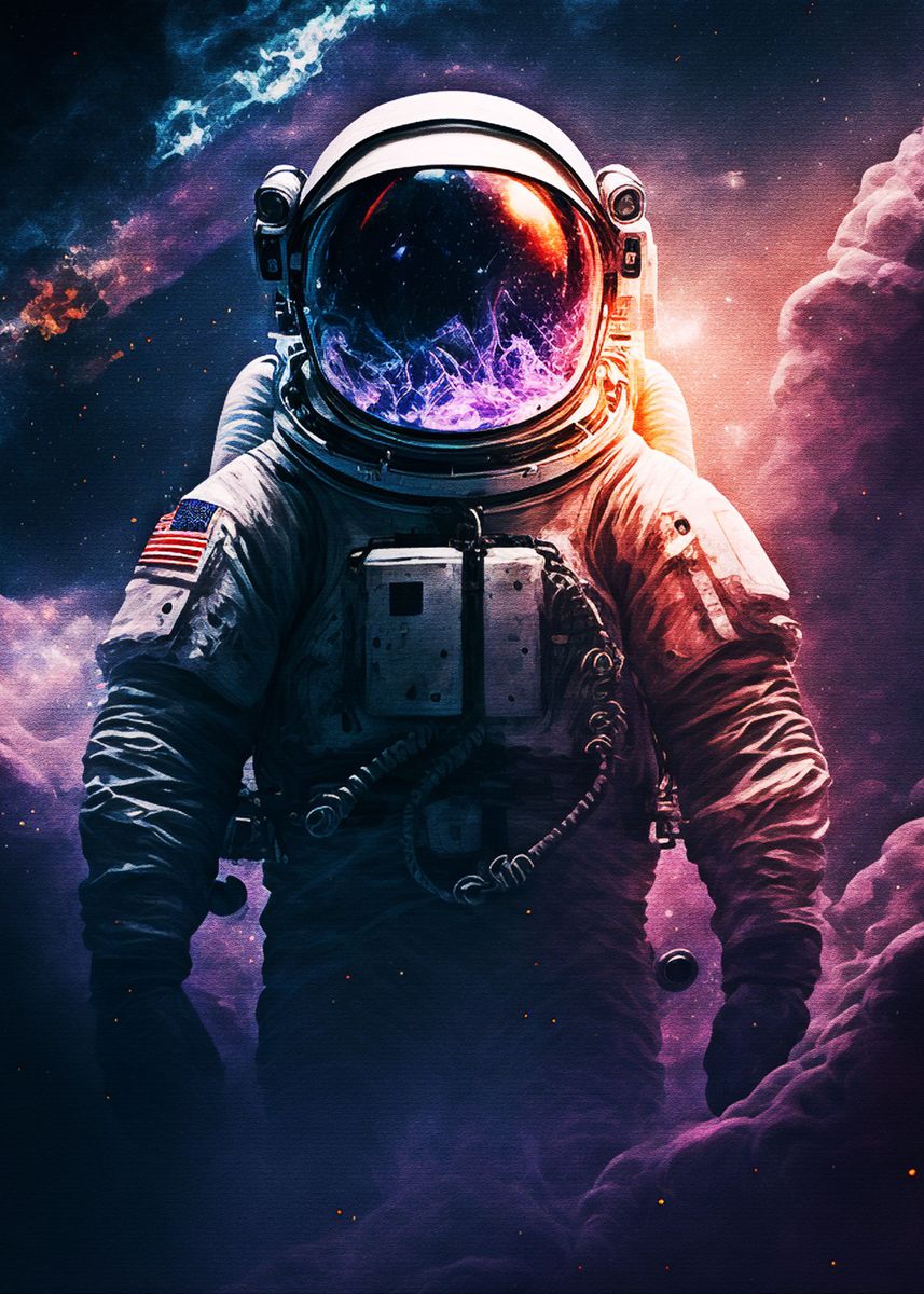 'Astronaut in space' Poster, picture, metal print, paint by Muh Asdar ...