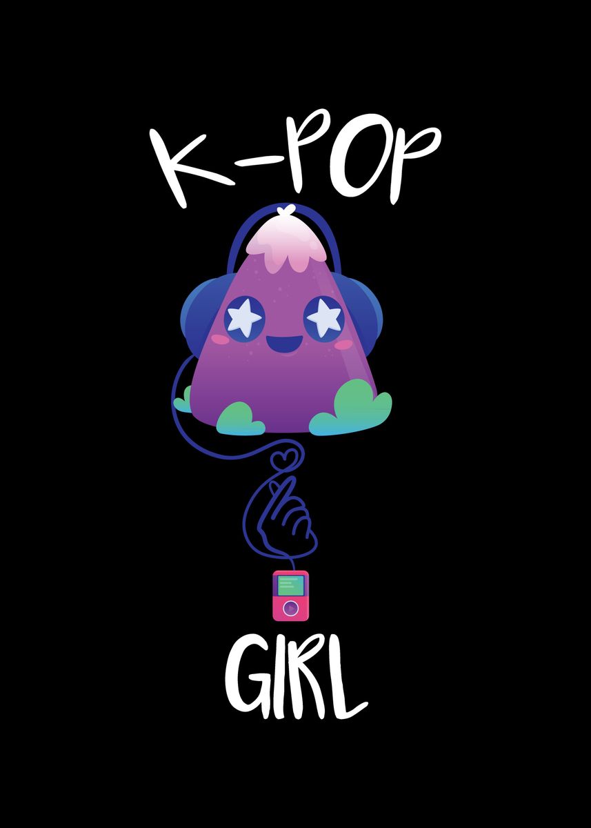 Kpop Lover Funny Kpop Poster Picture Metal Print Paint By