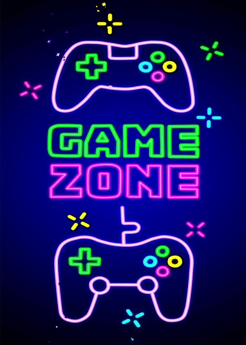 'Game Zone' Poster by Jesica Hell | Displate