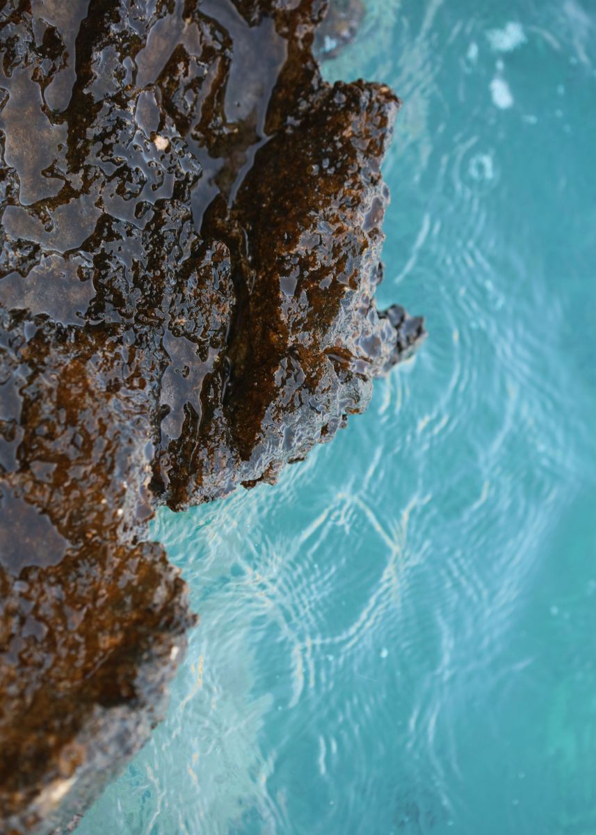 Cooly Rocks Abstract 'Rocks abstract macro view' Poster, picture, metal print, paint by ...