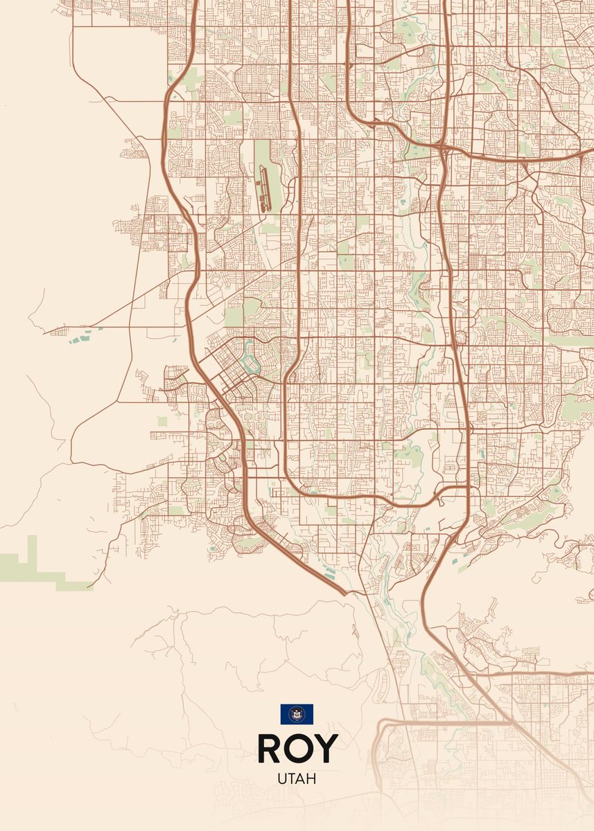 'Roy UT' Poster by IMR Designs Displate