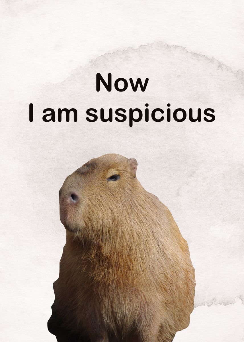 Capybara Meme Posters for Sale