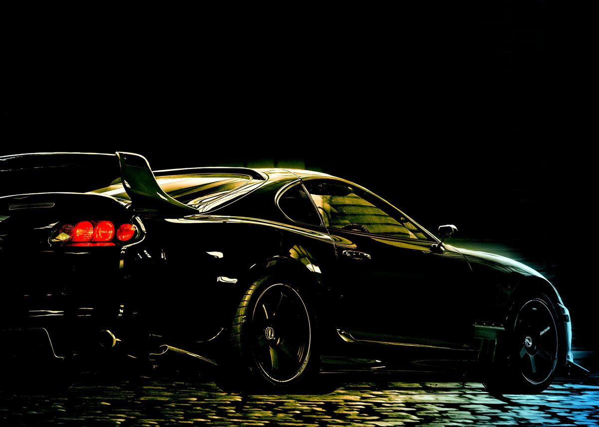 'toyota supra ' Poster by Recca | Displate