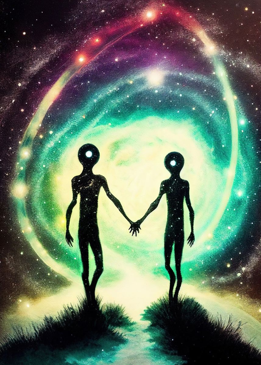 'Alien Like You' Poster by May Reese Dunn | Displate
