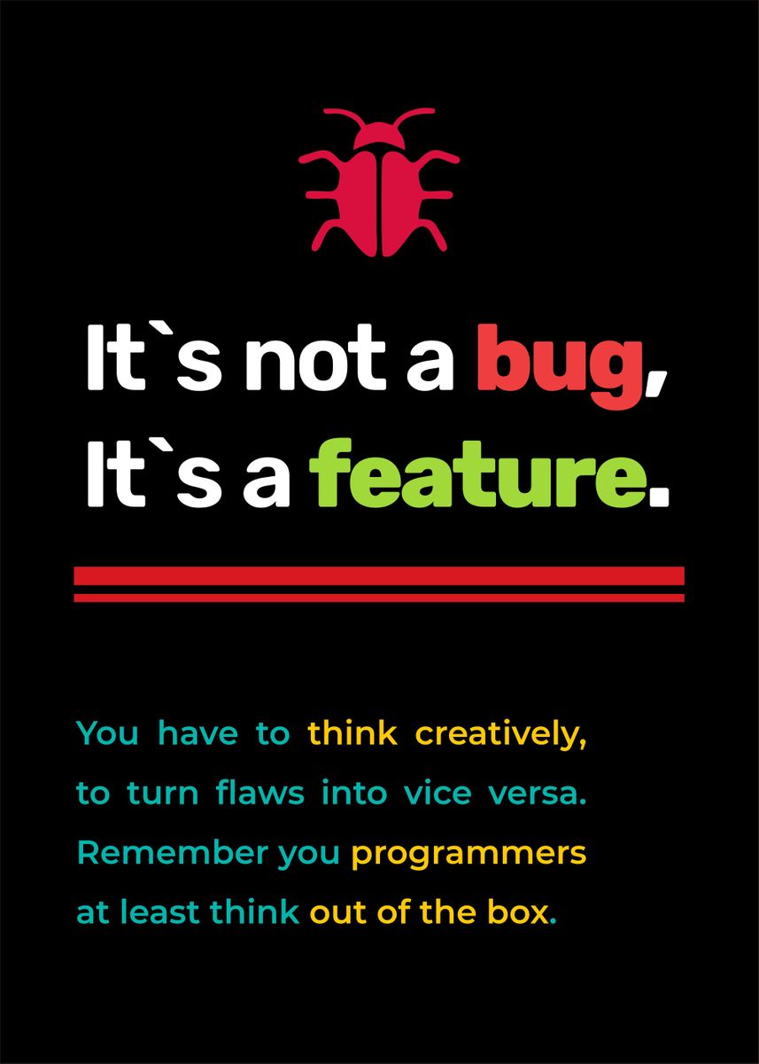 'programmer quote' Poster, picture, metal print, paint by Jon Polly ...