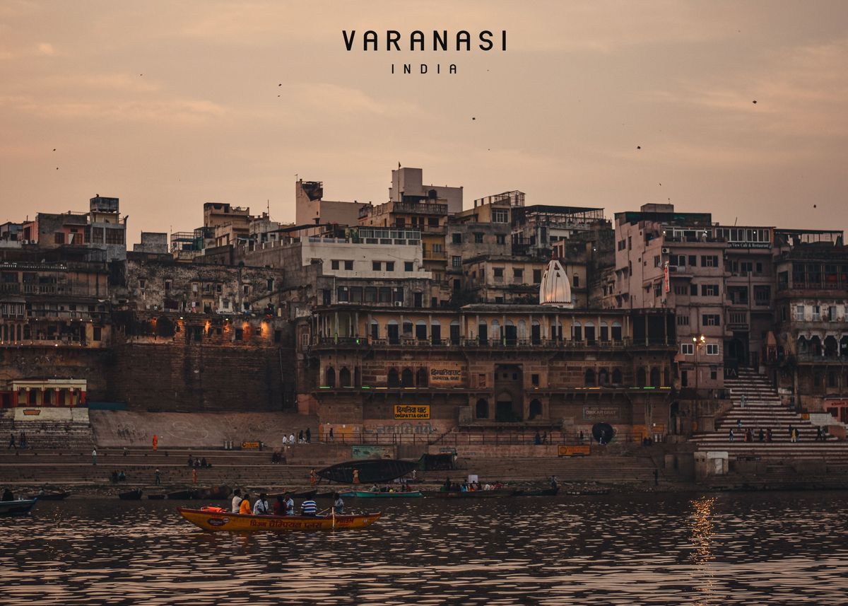 'Varanasi ' Poster by Explore Universe Displate