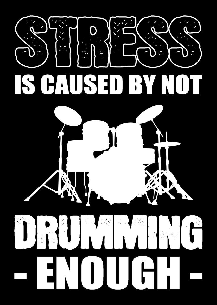 Not Drumming Enough Proble Poster Picture Metal Print Paint By not drumming enough proble poster picture metal print paint by