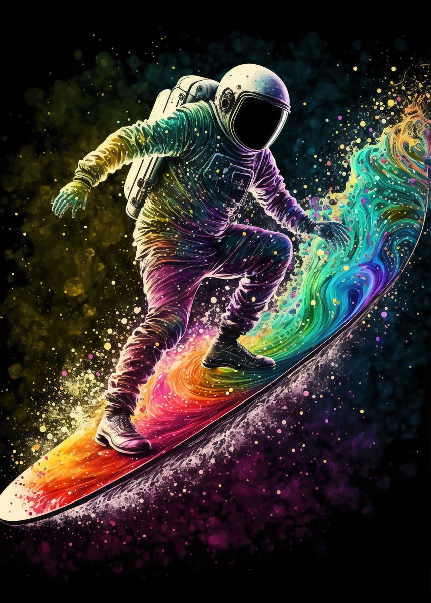 astronaut surfer